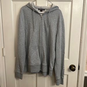 Michael Kors Grey Zip-Up Hoodie size XL